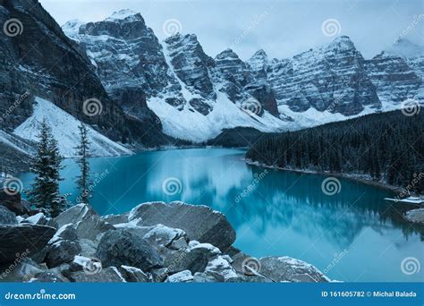 Moraine Lake, Banff Royalty-Free Stock Photography | CartoonDealer.com ...