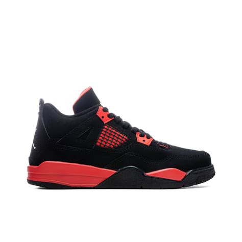 Air Jordan 4 Retro Ps Red Thunder Blackred Feature