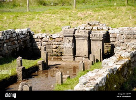 The Three 3rd Century Altars Of The Temple Of Mithras Carrawburgh