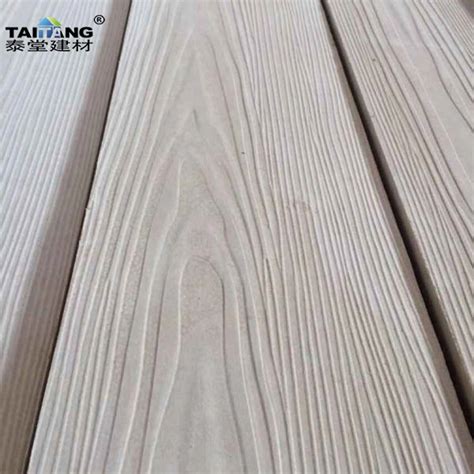 Non Asbestos Fire Resistant Fiber Cement Board Wood Grained Cement