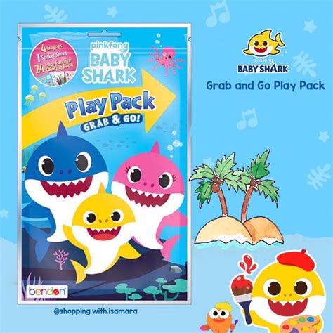 Pinkfong Baby Shark Grab & Go Play Pack (Coloring Book, Crayons, and Sticker) | Shopee Philippines