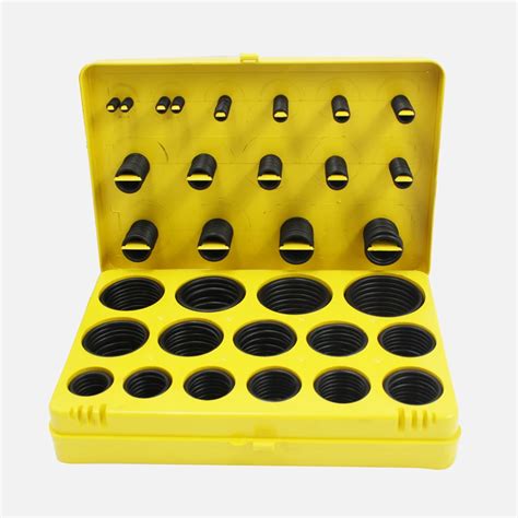 386pcs Metric O Ring Service Kits Natural Buna Rubber Standard