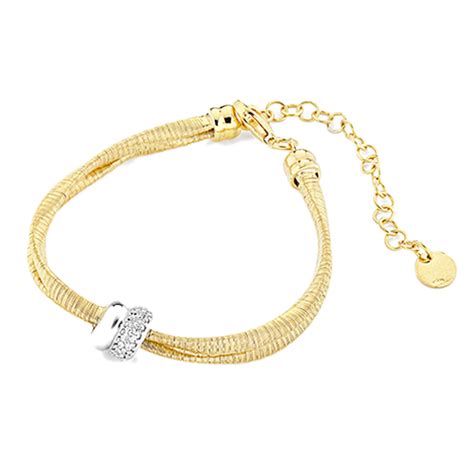 Bracciale In Argento Dorato Effetto Snake Marcello Pane Gioielloroit