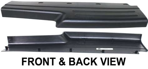 Jeep Rear Passenger Side Bumper Step Pad Black Plastic Replacement