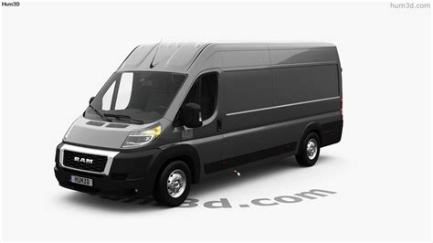 Ram ProMaster Cargo Van L4H2 2022 3D модель Круговой обзор 360