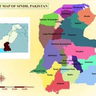 Map of Sindh with Districts. | Download Scientific Diagram