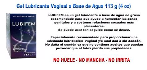 Gel Lubricante Vaginal Y Anal Lubifem En Mercado Libre