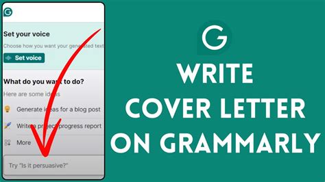 How To Write Cover Letter On Grammarly AI 2024 YouTube