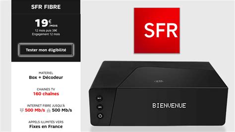 Des box internet fibre optique à partir de 19 mois avec SFR et Orange