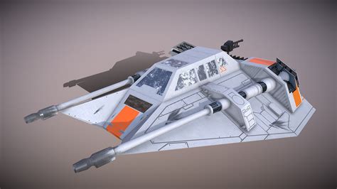 Star Wars Snowspeeder Buy Royalty Free D Model By Tobycrome