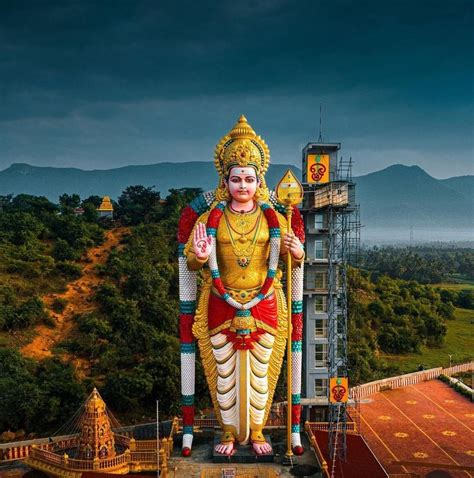 Worlds Tallest Statue Of Lord Murugan In Salem Tamilnadu Height Is