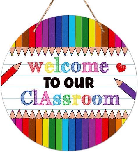 Personalized Teacher Name Welcome To Our Classroom Crayon