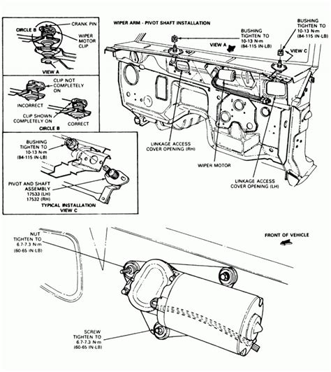 2006 Chevy Express 1500 Windshield Wiper Assembly Diagram Wi