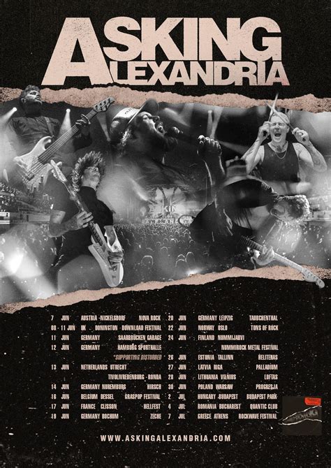 Asking Alexandria Tour 2023 Tickets Jetzt Auf MoreCore De