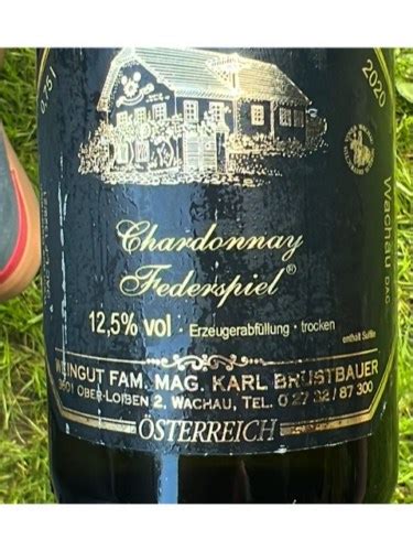 Weingut Brustbauer Chardonnay Federspiel Trocken Vivino Us