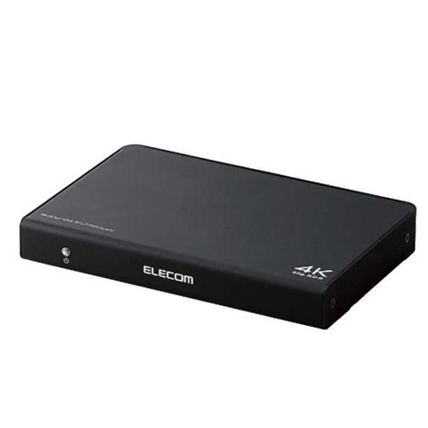 エレコム Elecom Hdmi分配器 4k 60p 対応 1入力 4出力 スプリッター ブラック Vsp Hdp14bk