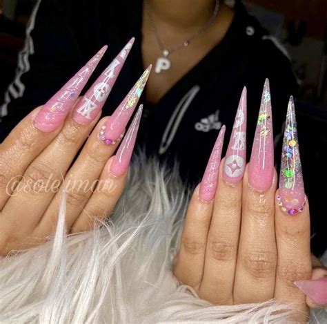 Long Square Acrylic Nails Inlove Fleek Nails Inspiration Claws