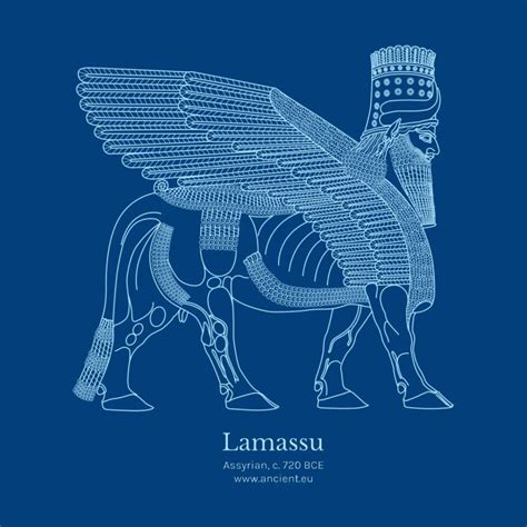 Lamassu Drawing