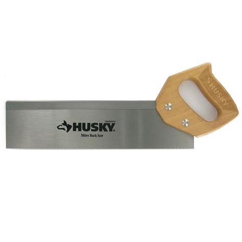 Husky 14 in. Back Saw with Wood Handle-122MM14 - The Home Depot