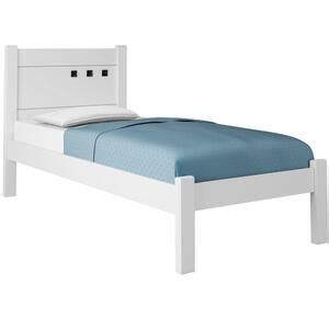 Cama Solteiro Paola Ii Branco Colch O Leroy Merlin