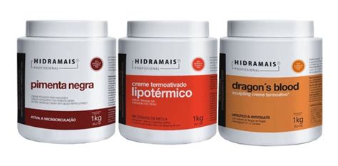 Kit Hidramais Pimenta Negra Termoativo Dragons Blood