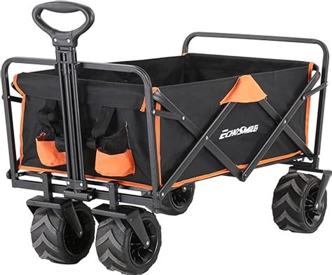 EchoSmile Heavy Duty 350 Lbs Capacity Collapsible Wagon Outdoor