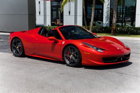 Used 2012 Ferrari 458 Spider For Sale 169 900 Marino Performance