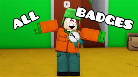 ROBLOX Raise A Kenny How To Get All Badges YouTube