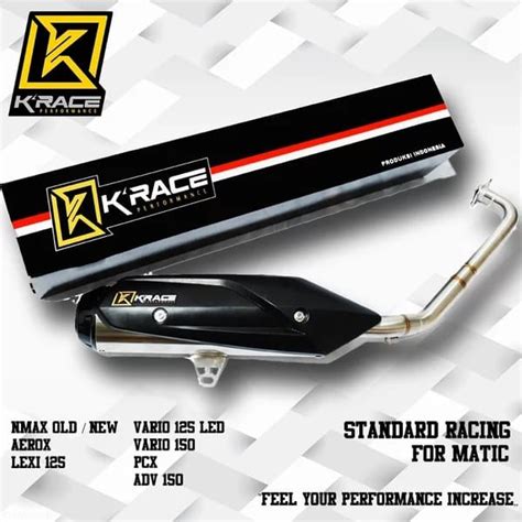 Jual KNALPOT STANDARD RACING PCX VARIO 160 KRACE K RACE K RACE Shopee