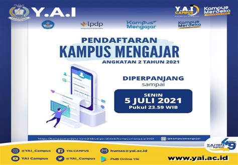 Pendaftaran Program Kampus Mengajar Yayasan Administrasi Indonesia