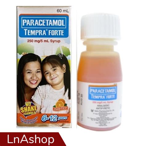 Tempra Forte Syrup Orange 60ml 6 12yrs Lazada PH