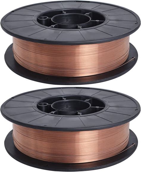 Weldingcity 2 Pk Mild Steel Mig Welding Wire Er70s 6 11 Lb Spool 0035 09mm 8 Roll Pack