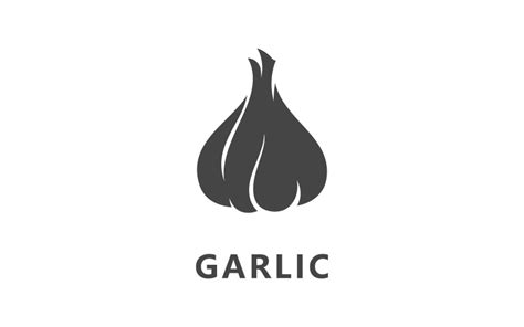 Garlic Logo Icon Vector Illustration V8 Templatemonster