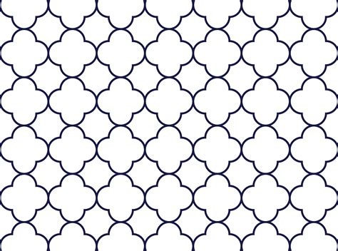 Classic Quatrefoil Seamless Pattern