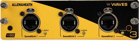 Allen And Heath Waves V3 Waves Soundgrid Audio Networking Card For Dlive