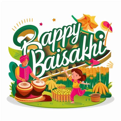 Premium Photo Baisakhi Happy Baisakhi Vaisakhi Festival Background