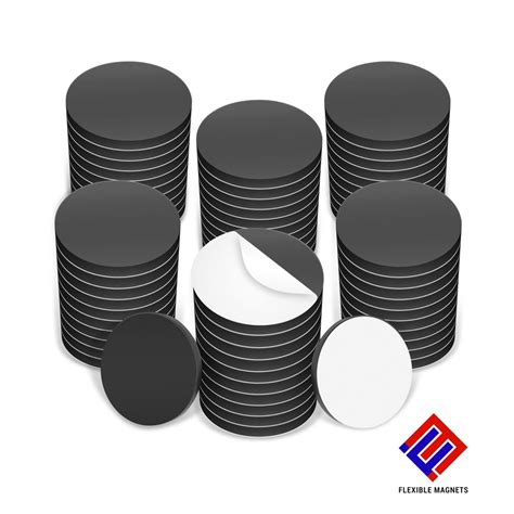 Round Magnet Discs With Adhesive Backing Many Sizes And Pack Quantities