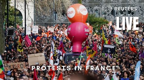 Live Protests In Paris As Macron Government Pushes Pension Reform