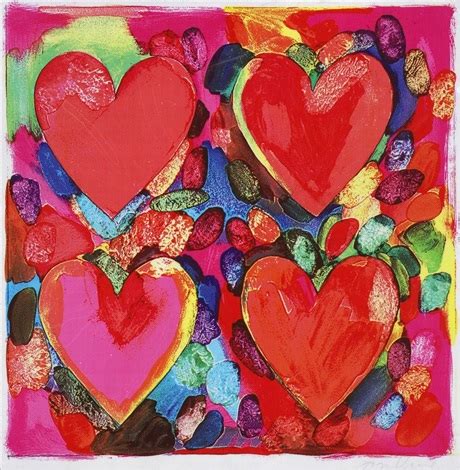 Four Hearts By Jim Dine On Artnet