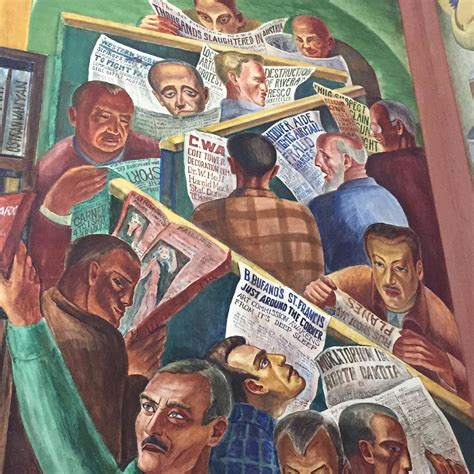 Wpa Murals With Headlines Of The Day Neisha Kurt And Ari Flickr