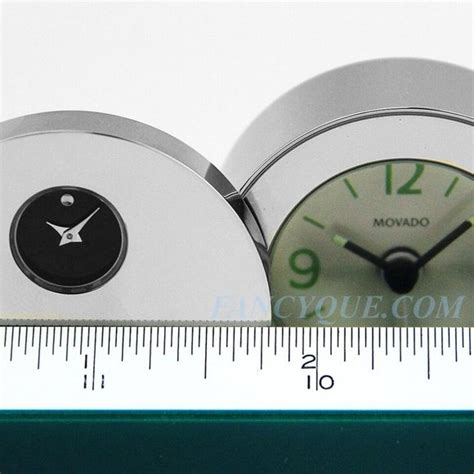 Movado Office Movado Museum Double Dial Stainless Steel Travel