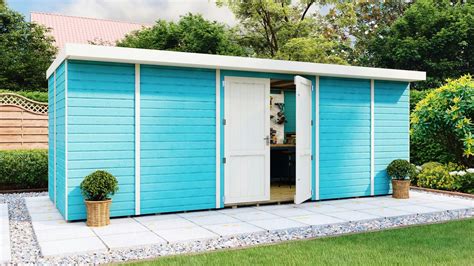 Short Window Pent Extra Heavy Duty And Tall Workshop Shed