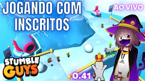 Stumble Guys Ao Vivo Inscritos Bora Se Divertir Youtube