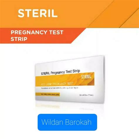 Jual STERIL Pregnancy Test Strip Alat Tes Kehamilan Murah Test Pack