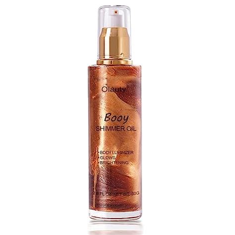 Shimmer Body Oilface And Body Liquid Luminizer Waterproof Moisturizinglight Shimmer Glow