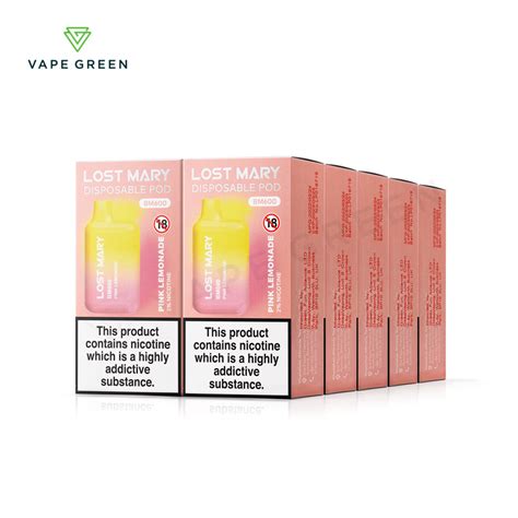 Pink Lemonade Disposable Vape By Lost Mary Bm Pack Free Uk