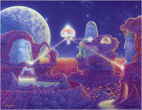 Artsytoad Gilbert Williams Abode Of The Ancients Visionary Art