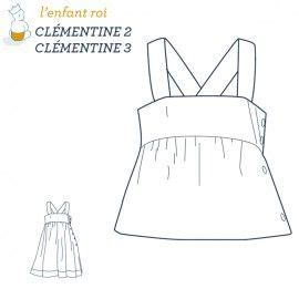 Patron l Enfant Roi Robe Bustier Clémentine de 2 ans à 12 ans Robe