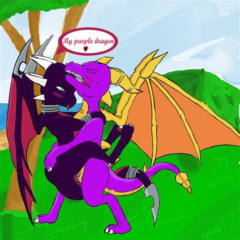 Rule 34 Cynder Purple Skin Spyro The Dragon Tagme 975623