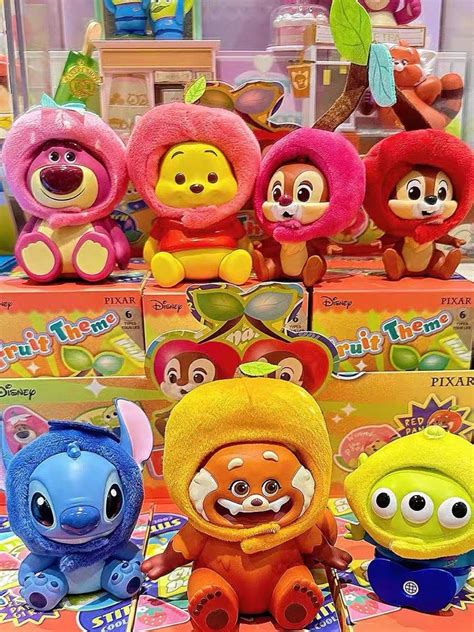 Miniso Disney Chip And Dale Blind Box Fruit Theme Hobbies Toys